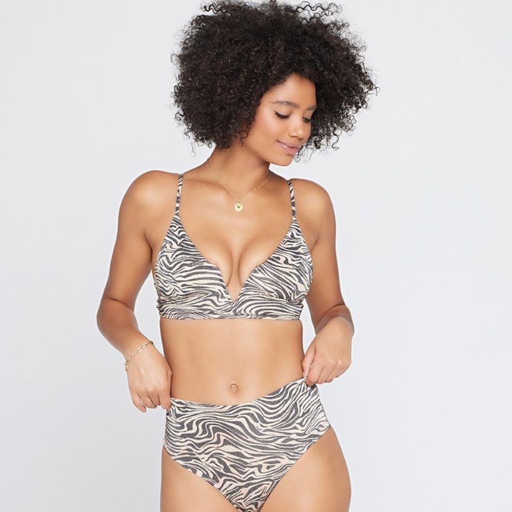 Shimmer Siren Bikini Top - size large